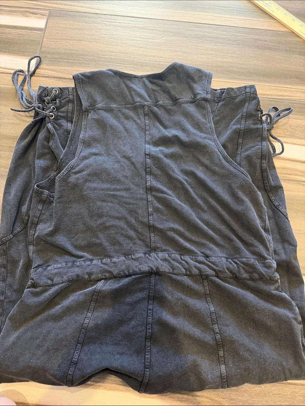 Free People black Sleeveless Jogger Jumpsuit - Picture 12 of 12
